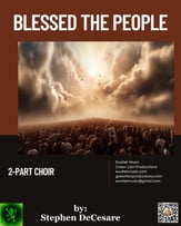 Blessed The People Two-Part Mixed choral sheet music cover